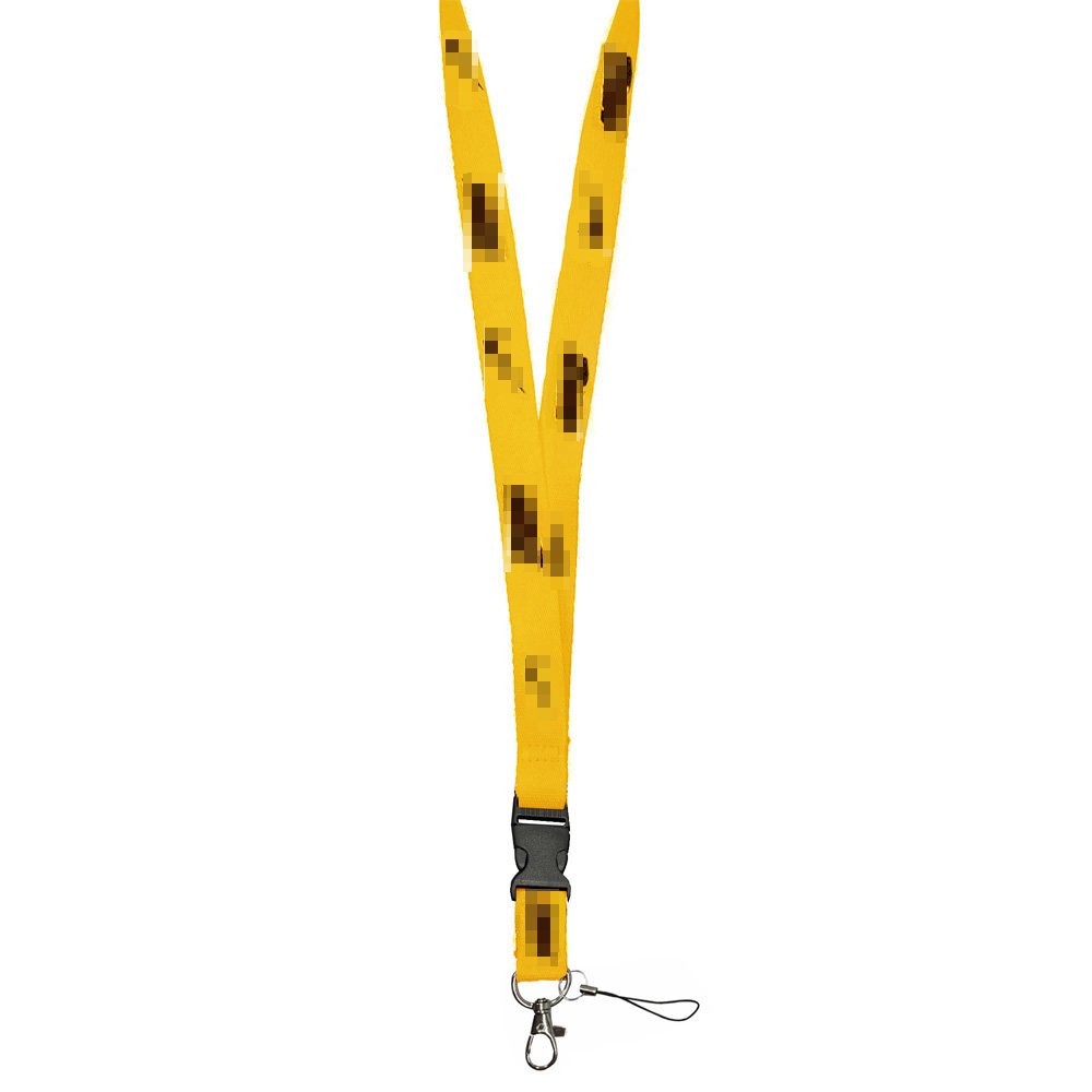 Strap Lanyard Yellow (12pcs/Pack)